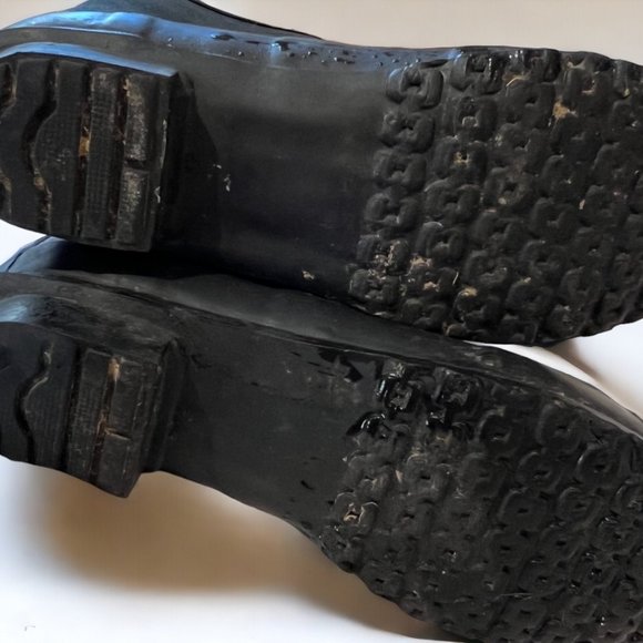 Hunter Lady N Women's Tall Dark Navy Hunter Rain Boots  Size 7-Excellent Cond - Picture 9 of 16